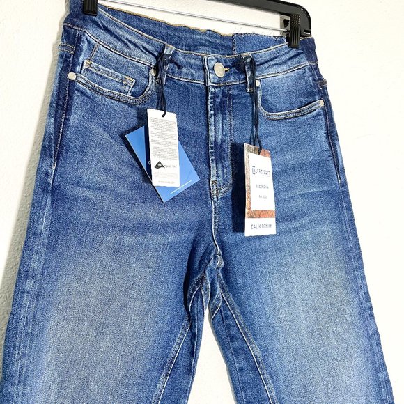 Calik Denim High Rise Crop Jean - Picture 2 of 5